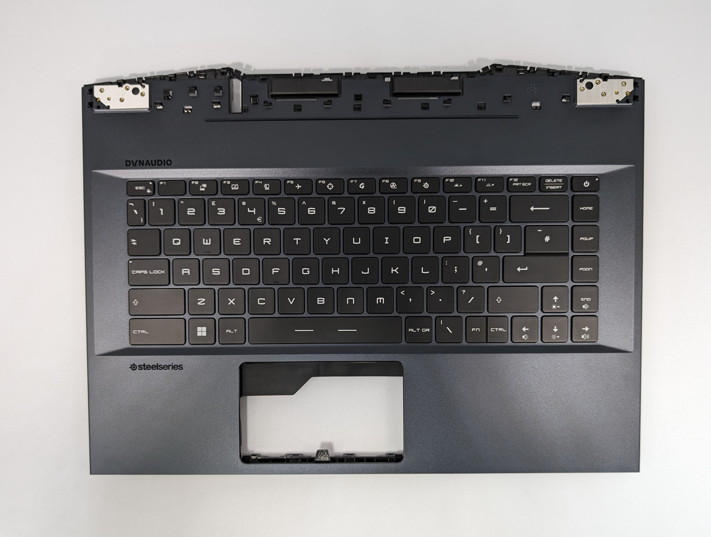 MSI Raider GE66 (12UGS-098UK) 957-15441E-C22 palmrest keyboard UK layout- genuine original part