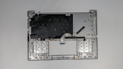 Genuine Asus K3402 UK Palmrest Backlit Keyboard Silver- Original 90NB0WE1-R30UK0