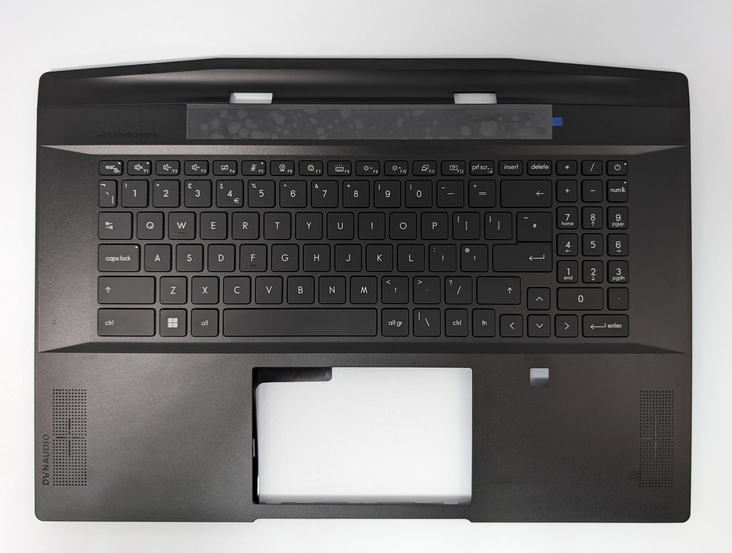 MSI Stealth GS77 (12UGS-025UK) 957-17P112E-C22 palmrest keyboard UK layout- genuine original part