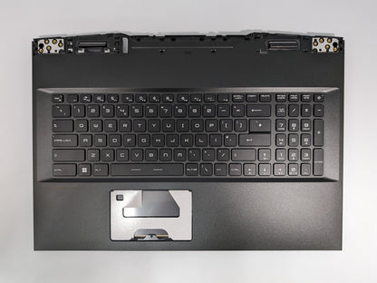 MSI VECTOR GP77 (13VG-027UK) 957-17K711E-009 palmrest keyboard UK layout- genuine original part