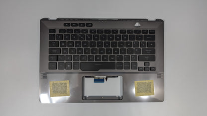Genuine Asus GA401 GA401IV GA401IU GA401IH UK Palmrest Backlit Keyboard Grey - Original