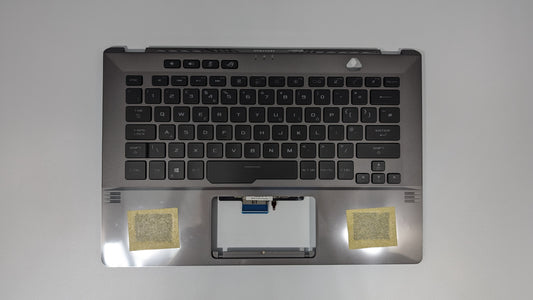 Genuine Asus GA401 GA401IV GA401IU GA401IH UK Palmrest Backlit Keyboard Grey - Original